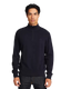 Sacker Rib Half Zip Collar Sweater - Navy