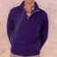 Gant Sacker Half Zip Rib Knit Sweater - Blackberry