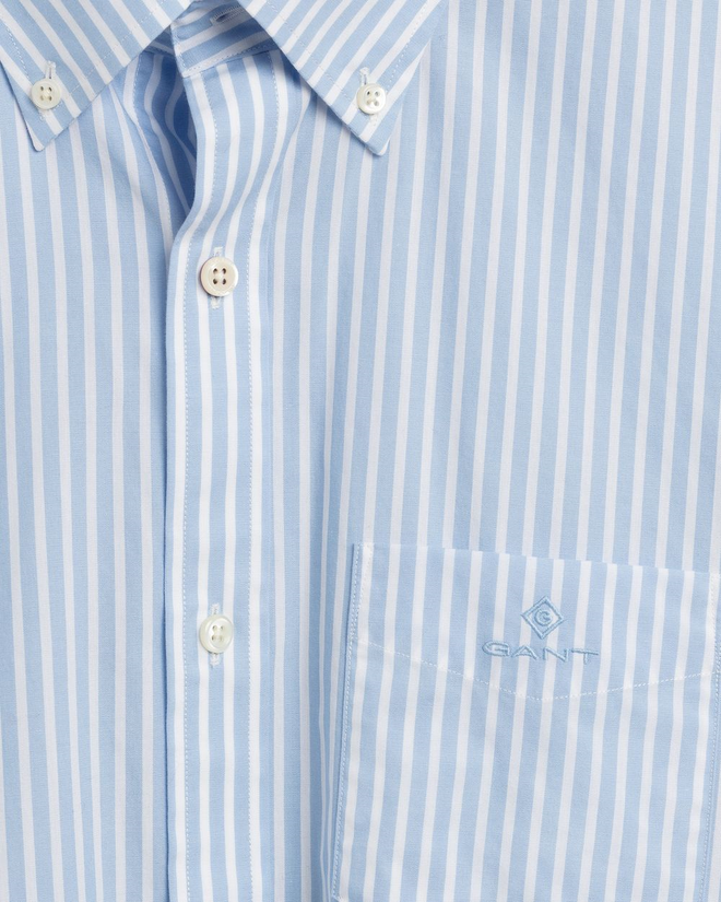 Stripe Broadcloth Shirt - Sky Blue
