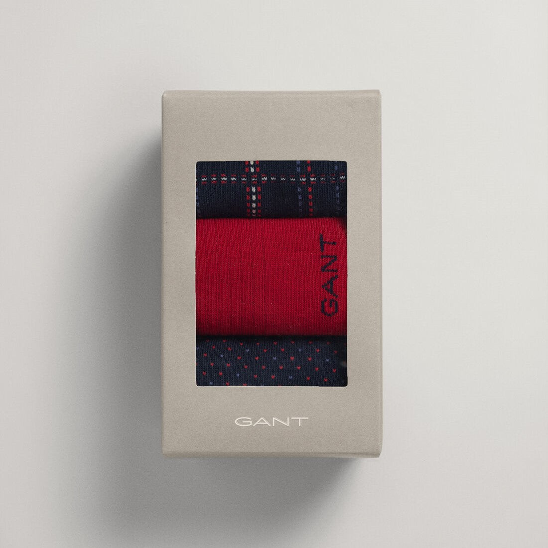 GAN9960216 - 3 Pack Sock Gift Box - Evening Blue