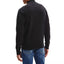 Global Stripe Half Zip Neck Pullover - Black