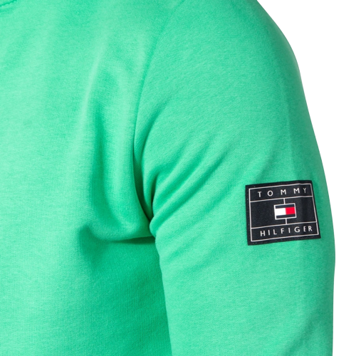 Half Zip Through Sweatshirt - Aloha Green