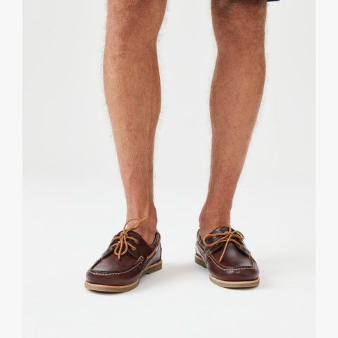 R.M.Williams - Hobart Boat Shoe - Dark Brown