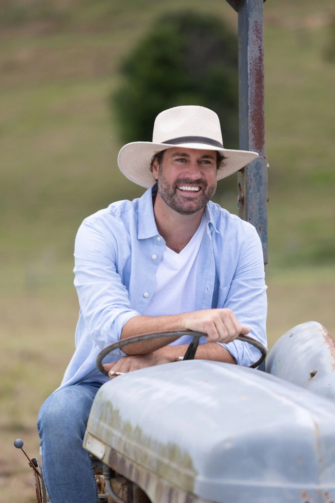 Oogee Hats - Hunter Creek Fedora Hat - Wheat
