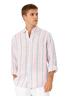 The Barletta Linen Shirt - Stripe - Multi