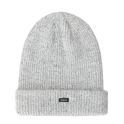 The Alaska Beanie - Ice Grey | New Navy Marle