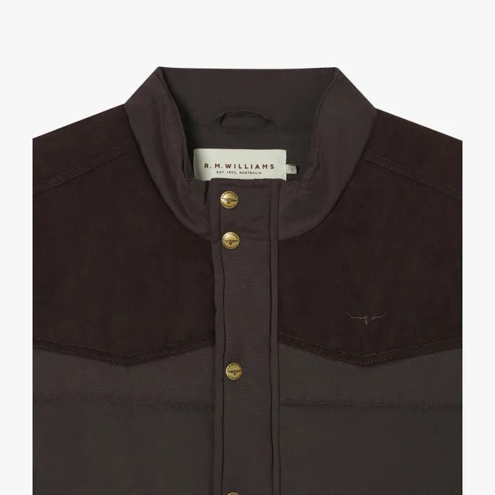 Carnarvon Vest Chocolate Blowes Clothing