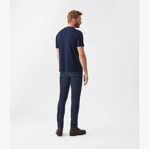 RMW Script T-Shirt - Navy/Red