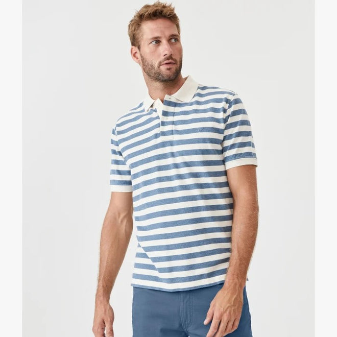 Rod Polo - Stripe - Blue White