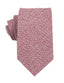 OTAA -Linen Tie - Herringbone - Maroon, Burgundy, & Wthie