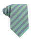 OTAA - Linen Tie - Striped - Blue & Green
