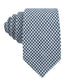 OTAA - Blue Houndstooth Raw Linen Tie