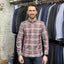 Tommy Hilfiger - Long Sleeve Check Shirt - Desert Sky and Red Ale
