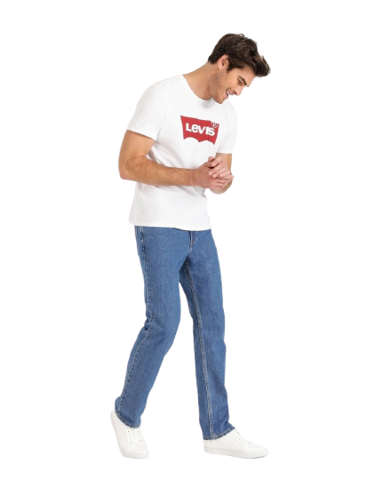 Levi - 516 Red Tab Jean - Regular Fit - Stonewash