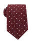 OTAA - Polka Dots Tie - Maroon, Burgundy, with white polka dots