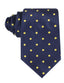 OTAA - Polka Dot Tie - Navy with Yellow Dots 
