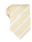OTAA - Pencil Stripe Necktie - Champagne & White