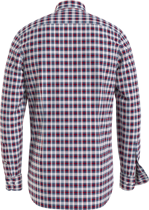 Oxford Shirt - Plaid - Red, Black & White