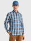 Combo Check Regular Fit Shirt - Blue Dock/White
