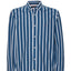 Tommy Hilfiger - Knit Stripe Shirt - Blue and White
