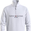 Tommy Hilfiger Logo Zip Mockneck Sweatshirt - White