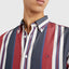 Tommy Hilfiger - Multicolour Stripe Shirt - REgatt Red /Desert Sky - REd, Navy, White