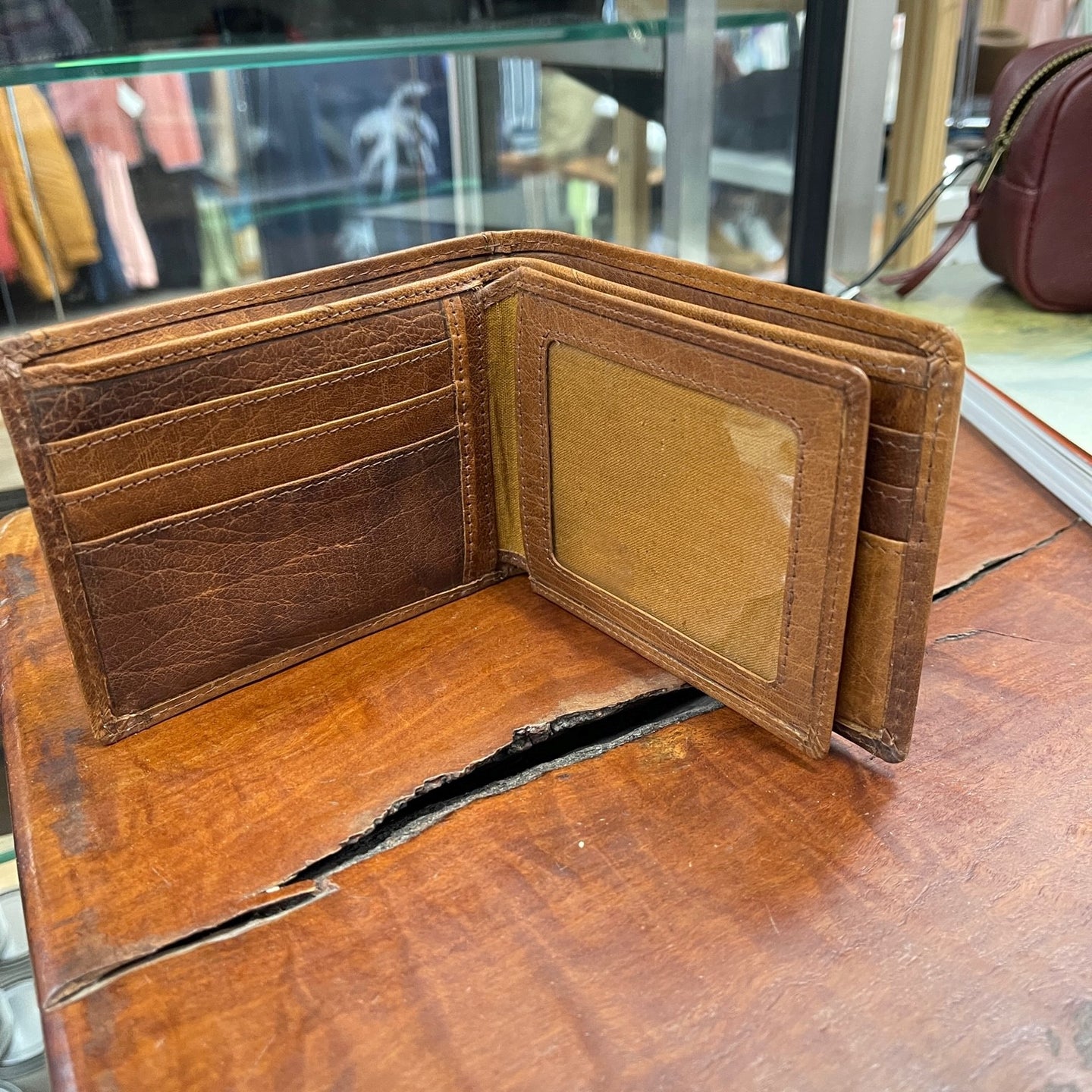Oran Leather - Nash Wallet - Brandy