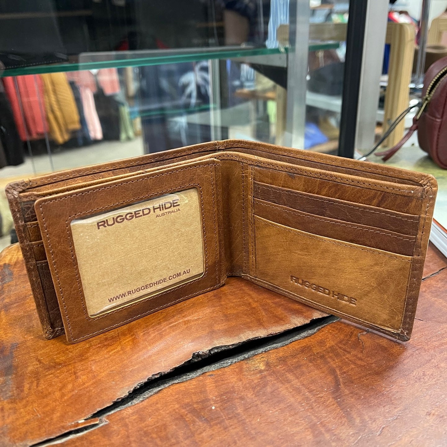 Oran Leather - Nash Wallet - Brandy