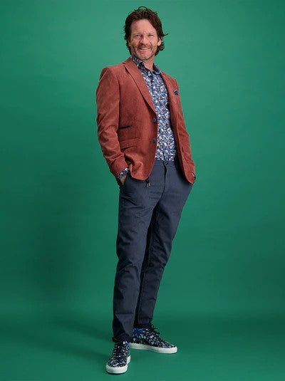 A Fish Named Fred - Casual Chino - Cotton Twill - Zip Fly - Navy