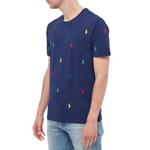 Polo_Ralph_Lauren_All_Over_Logo_Tshirt_Newport_Navy