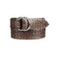 Badgery_Belts_Queenslander_Plaited_Chrome_Ring_Belt_Chocolate