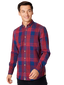 Check Shirt - Red-Blue