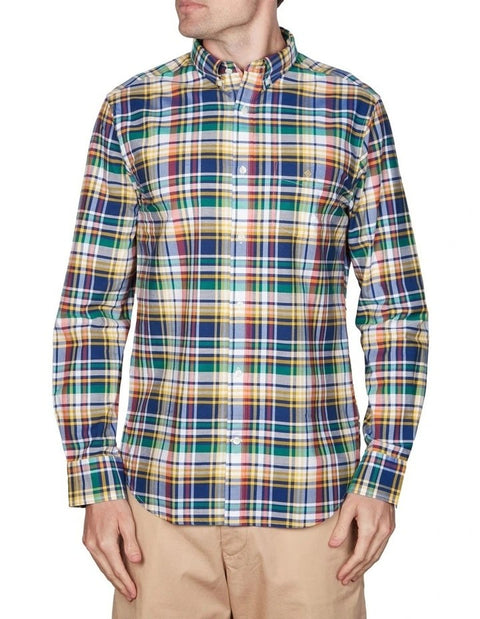GANT - Oxford Shirt - Plaid - Solar Power Yellow