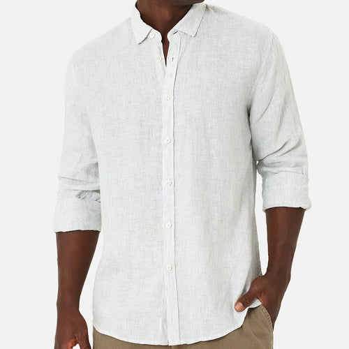Industrie - Rochecroft Linen Shirt - Sage