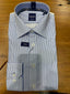 Abelard Long Sleeve Business Shirt - Sky Blue & White