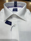 Abelard - Long Sleeve Business Shirt - Textured - White