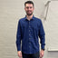 Geoffrey Beene - Long Sleeve Dress Shirt - Navy
