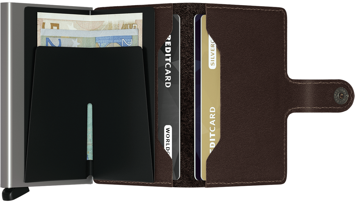 Secrid - RFID Protected Mini Wallet - Original - Dark Brown