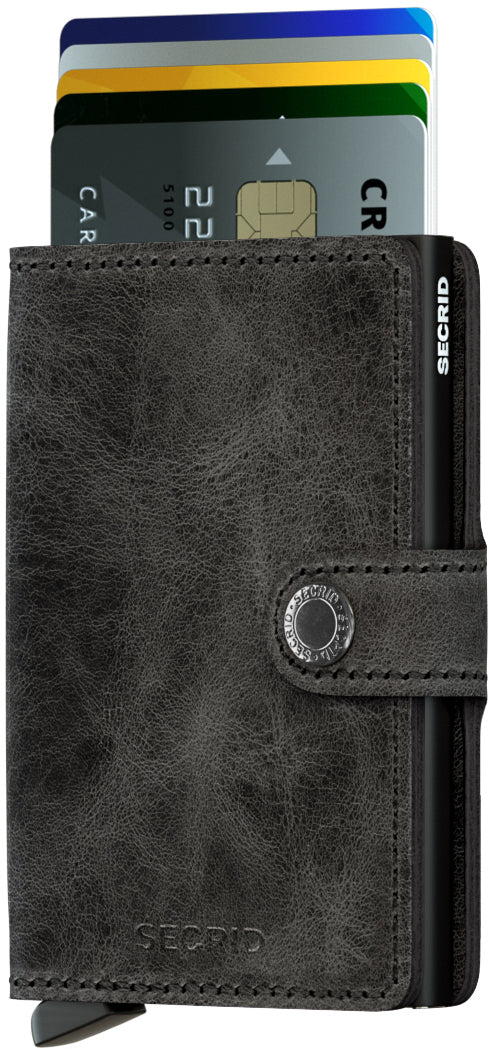 Secrid Miniwallet - Vintage - Black