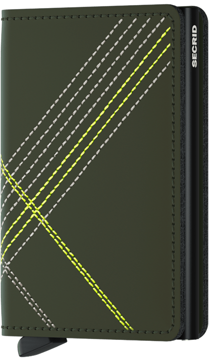Secrid Slimwallet Stitch Linea Lime