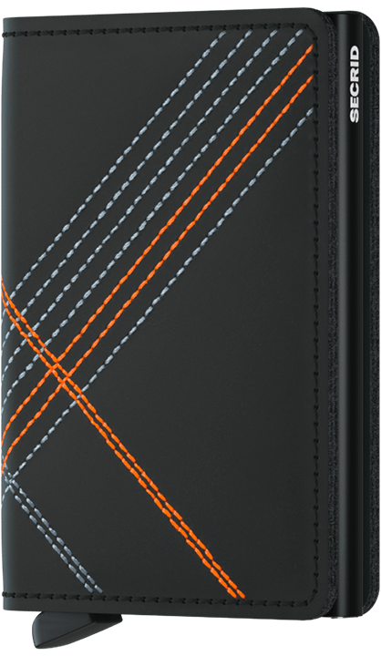 Secrid Slimwallet Stitch Linea Orange