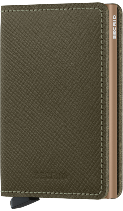 Secrid Slimwallet Saffiano Olive