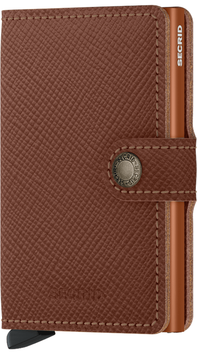 Secrid Miniwallet Saffiano Caramel