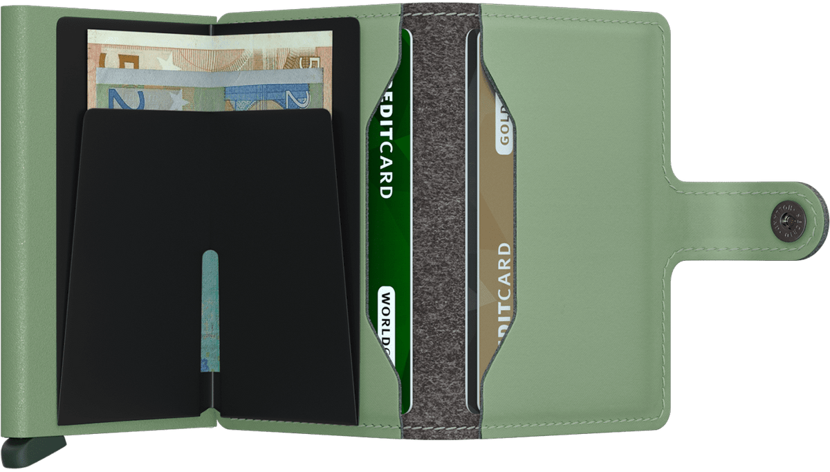 Secrid - RFID Protected Mini Wallet - Yard - Pistachio