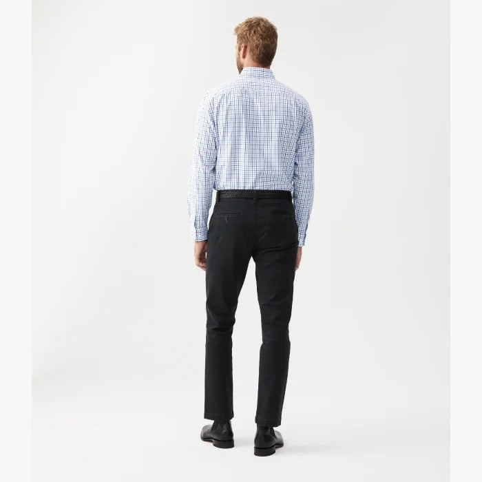 R.M.Williams - Collins Shirt - Check - Pale Blue/White
