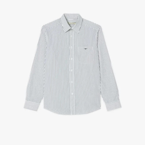 Collins Shirt - Stripe - White & Navy – Blowes Clothing