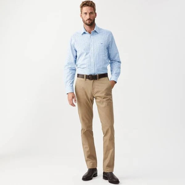 R.M.Williams - Collins Shirt - Check - White/Blue