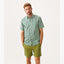 R.M.Williams - Hervey Shirt - Check - Short Sleeve - Green & White