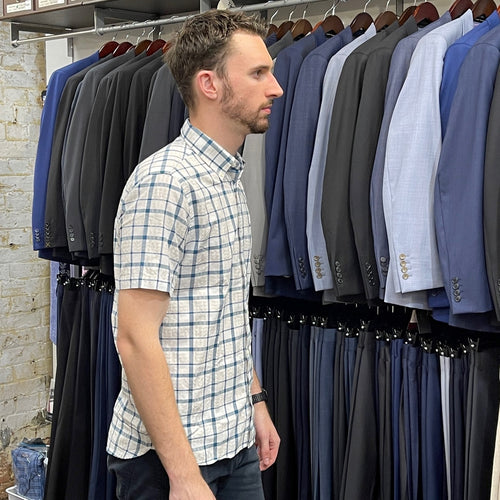 Midscale Check Shirt - Blue Dock/Multi