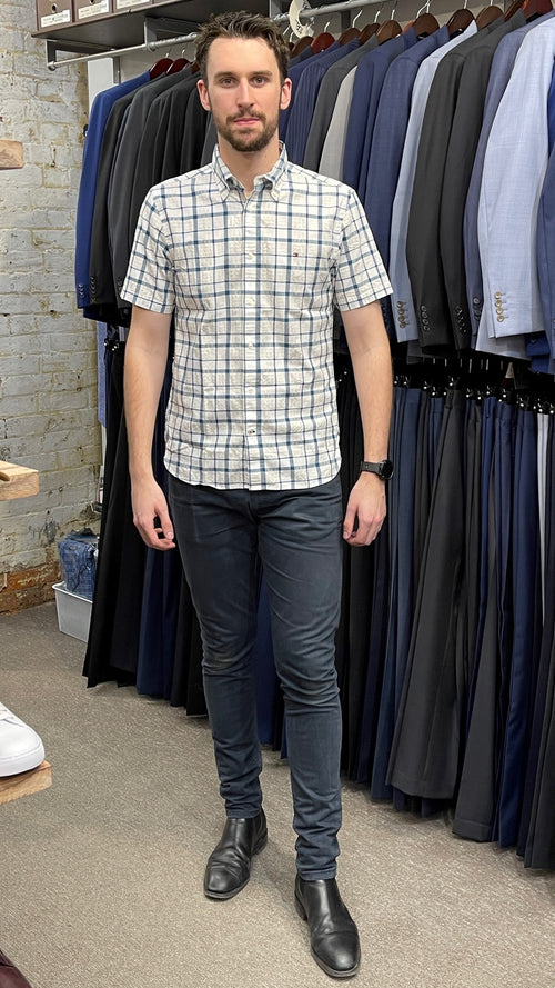Midscale Check Shirt - Blue Dock/Multi